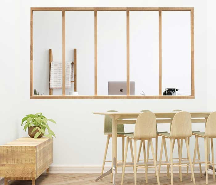 Verrière atelier en bois Verrière en bois en kit