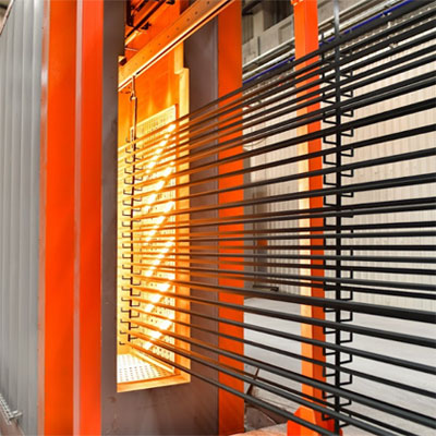 Le thermolaquage d'une verrière Thermolaquage verrière