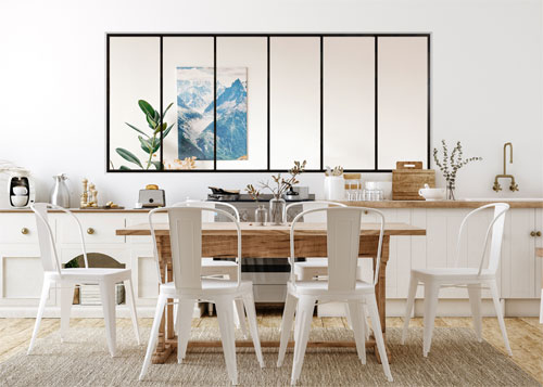 Verrière d'atelier pour cuisine Verrière cuisine