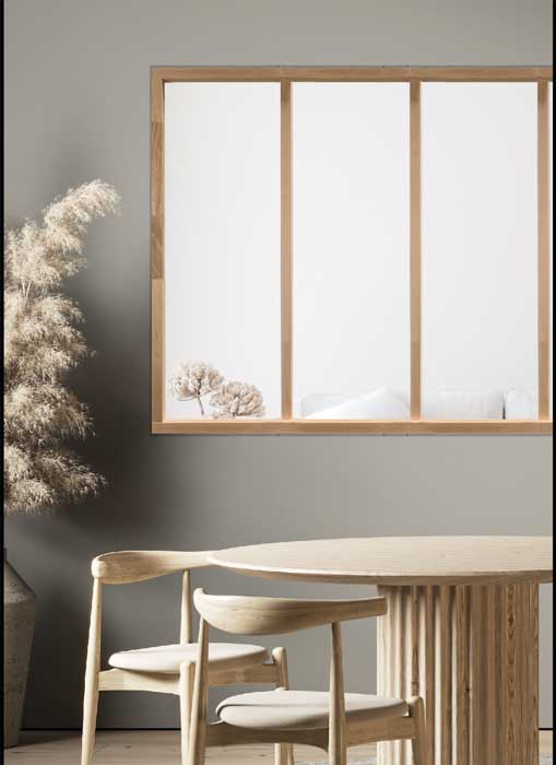 Verrière en bois