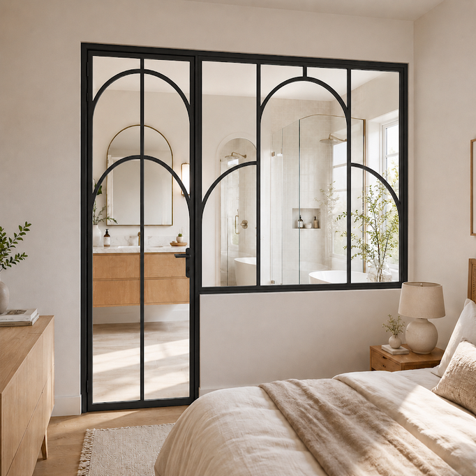 Verrière et porte acier sur mesure
