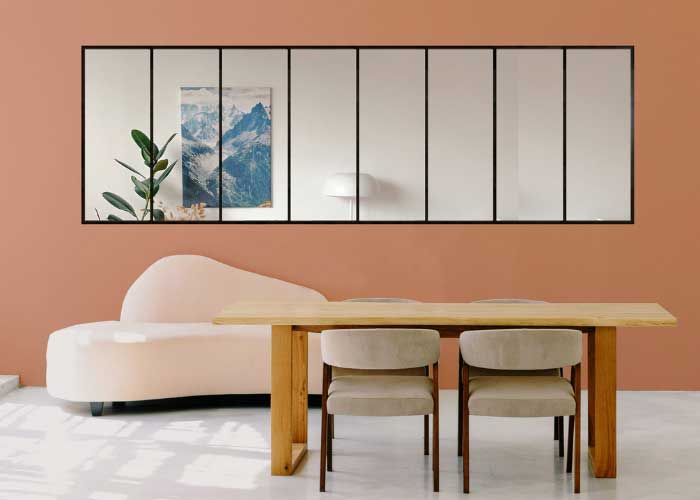 verrière 8 travées - verriere aluminium pas cher avec 8 verres